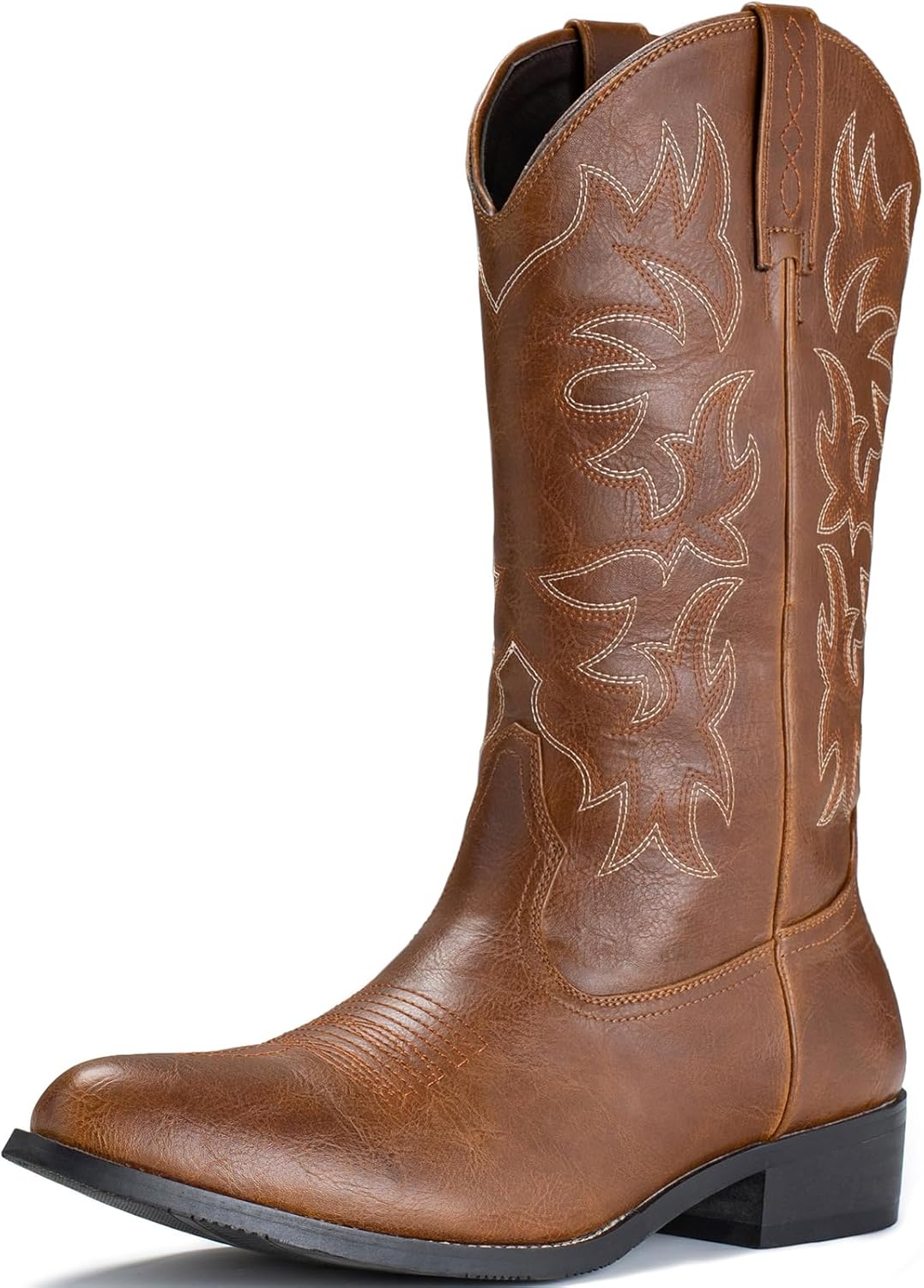 IUV Cowboy Boots For Men Western Boot Durable Classic Style