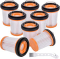 8 Pack WV201 Filter Replacement for Shark Wandvac - Value HEPA Kit
