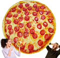 Pizza Blanket Adult Size Realistic Food Red Pizza Pattern - Cozy 80 in