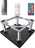 Mini Fridge Stand with Silicone Mat - Stable Elevated Base for Dorm