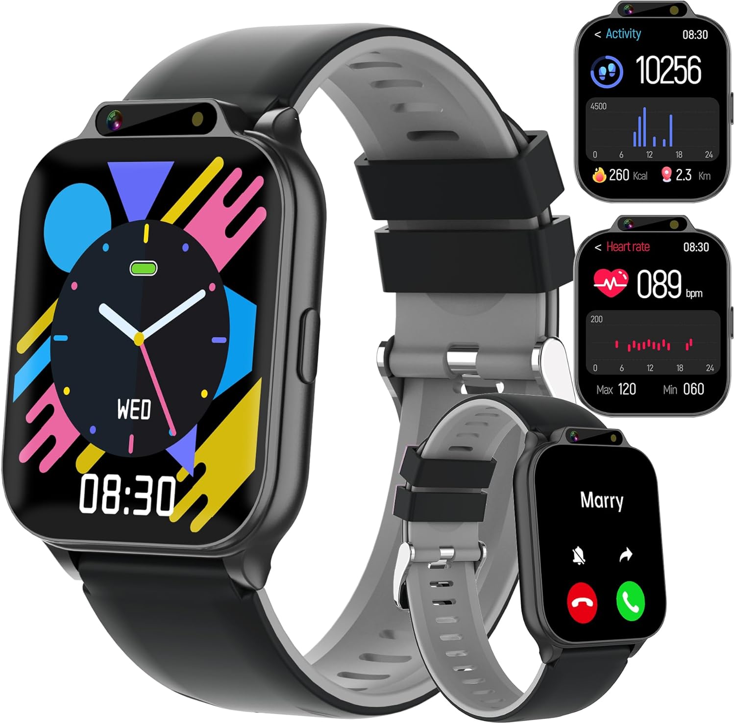 Smart Watch for Kids with Fitness Tracker and SOS Button