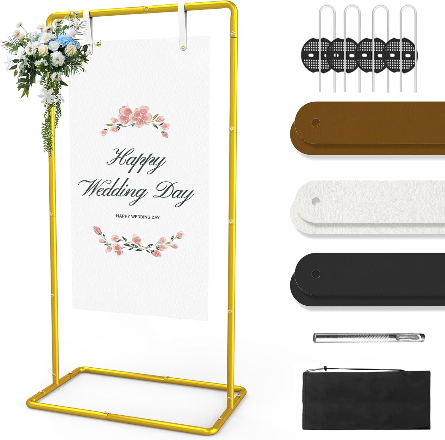 Adjustable Wedding Sign Holder Stand for Events and Decor