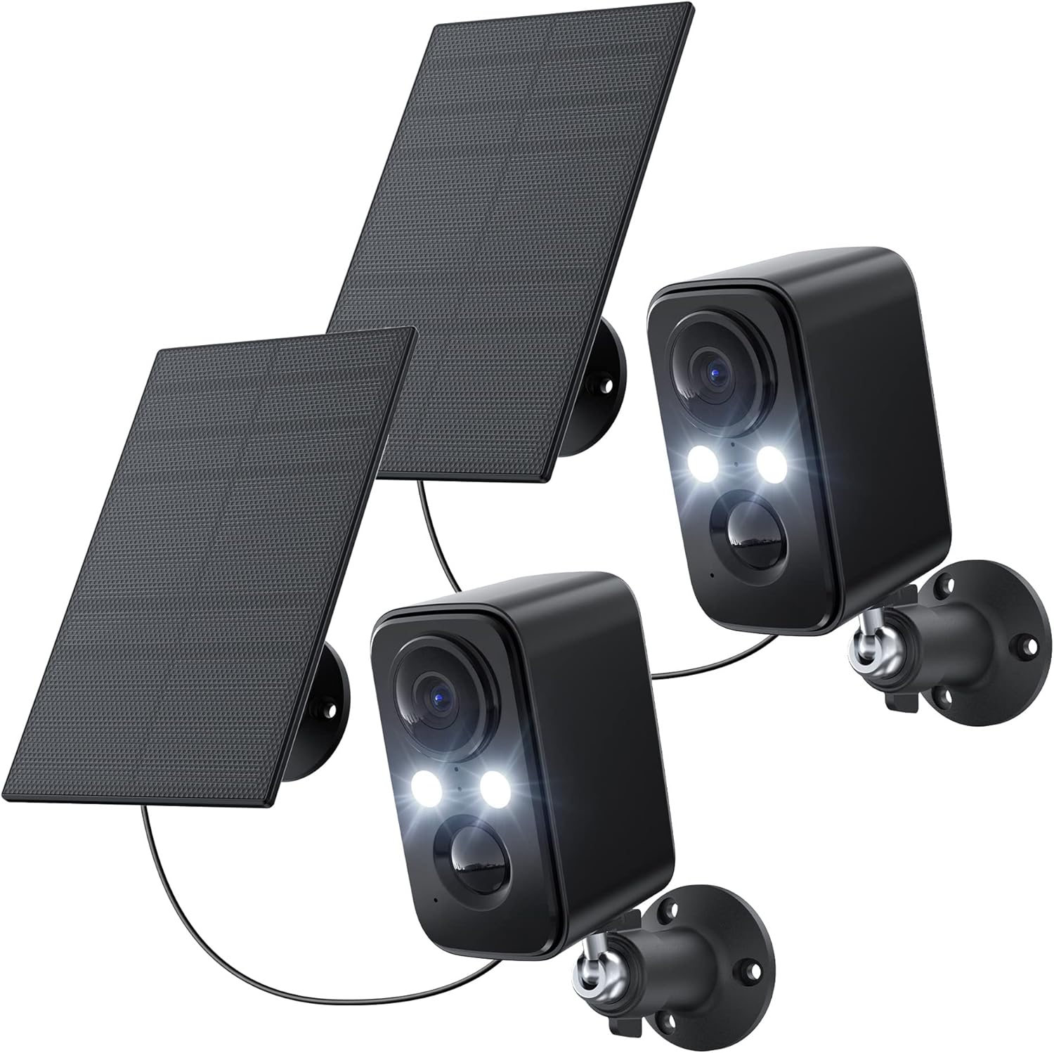 Color Night Vision Security Camera with Solar Power