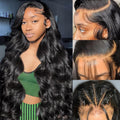 13x6 Body Wave Lace Front Wig Human Hair - Natural Look