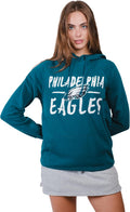 Ultra Game Women's NFL Super Soft Tie Neck Hoodie - Warm & Stylish