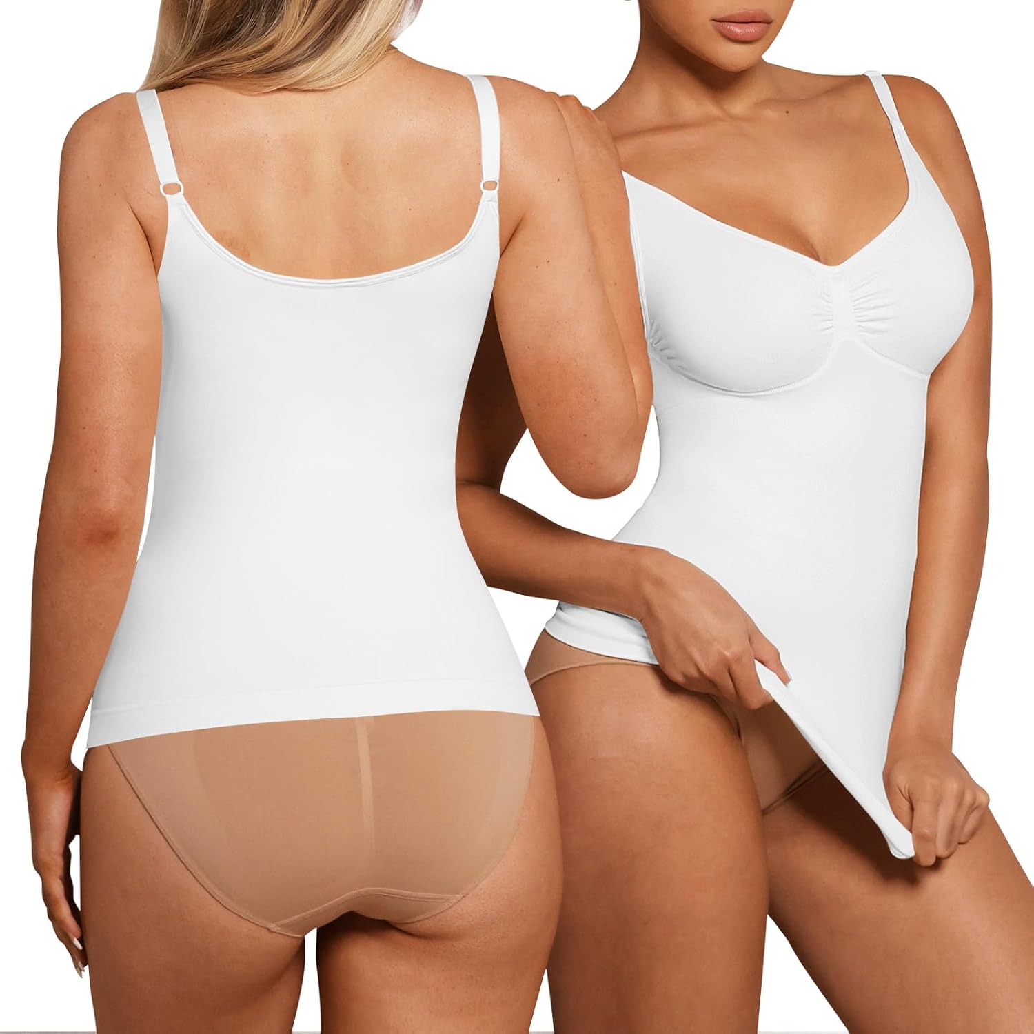 FeelinGirl Womens Tank Top Shapewear for Tummy Control