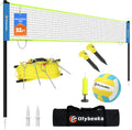 Portable Outdoor Volleyball Net Set for Backyard Beach - Quick 5-Min