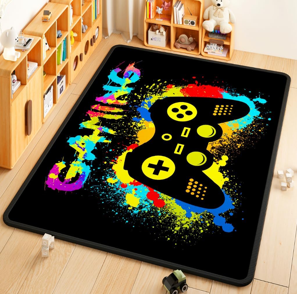 Enhance Gaming Decor with 60x39 Gamer Rug