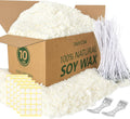 Soy Candle Wax for Candle Making 10 lbs Bag - Pure Soy Kit