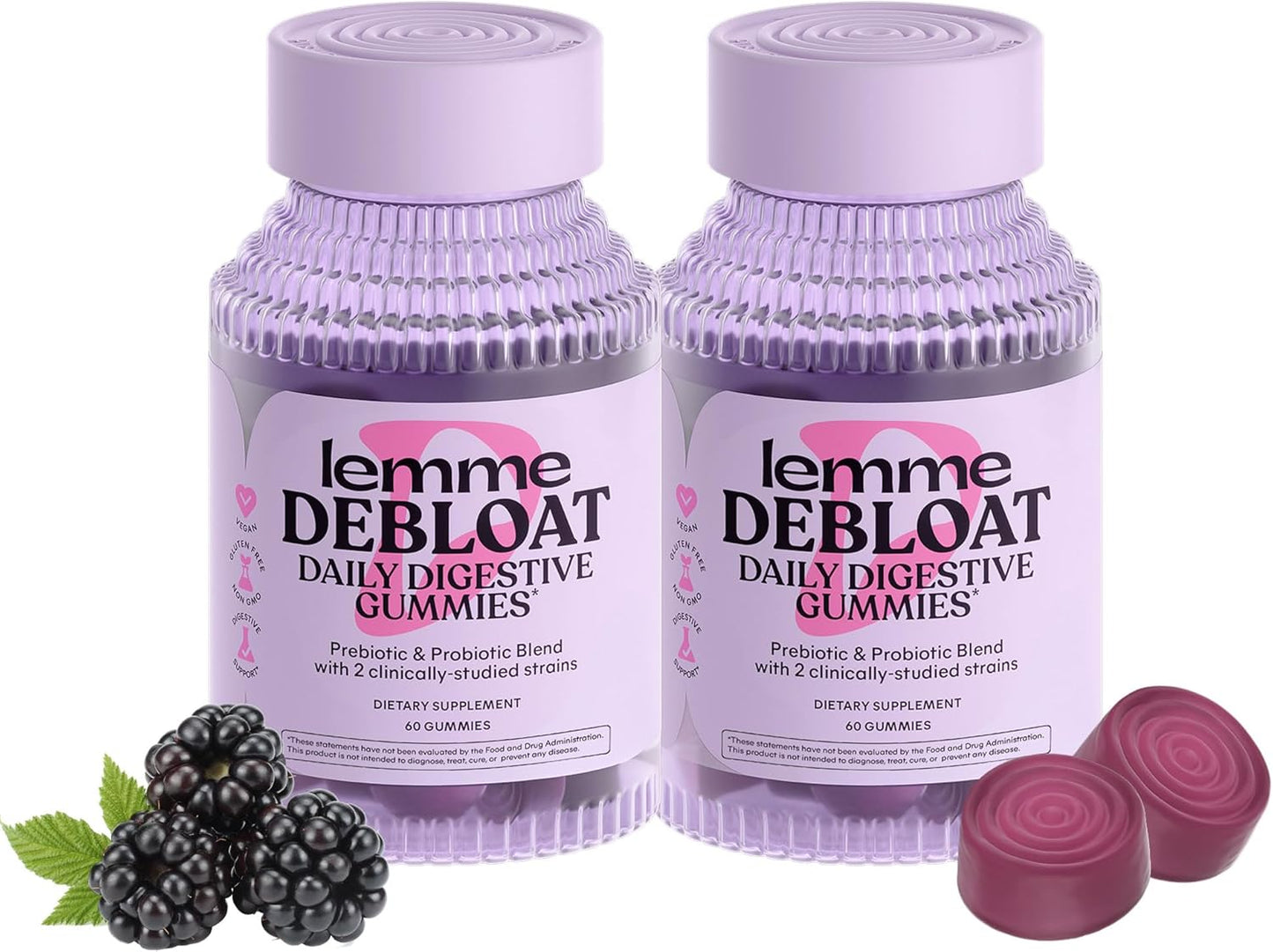 Lemme Debloat Gummies for Digestive Health and Bloating Relief