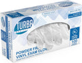 TURBA Clear Non-Latex Disposable Gloves - for Safe Cooking & Cleaning