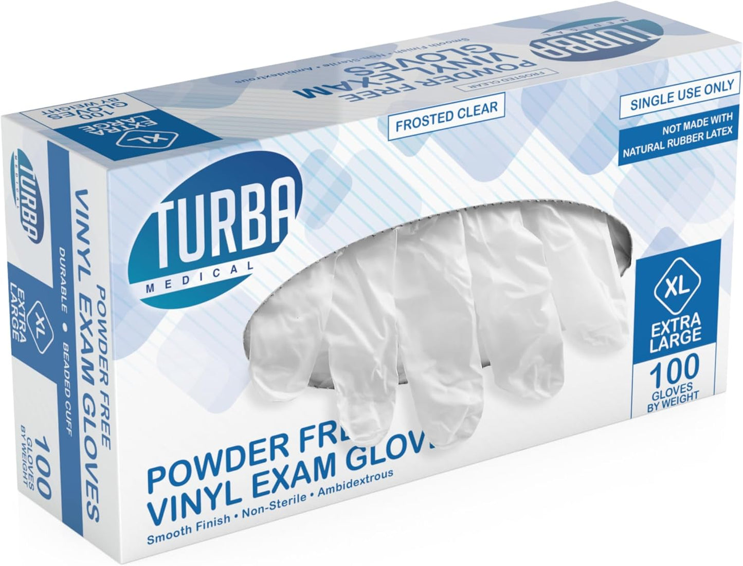 TURBA Clear Disposable Gloves - Non-Latex for Safe Cooking
