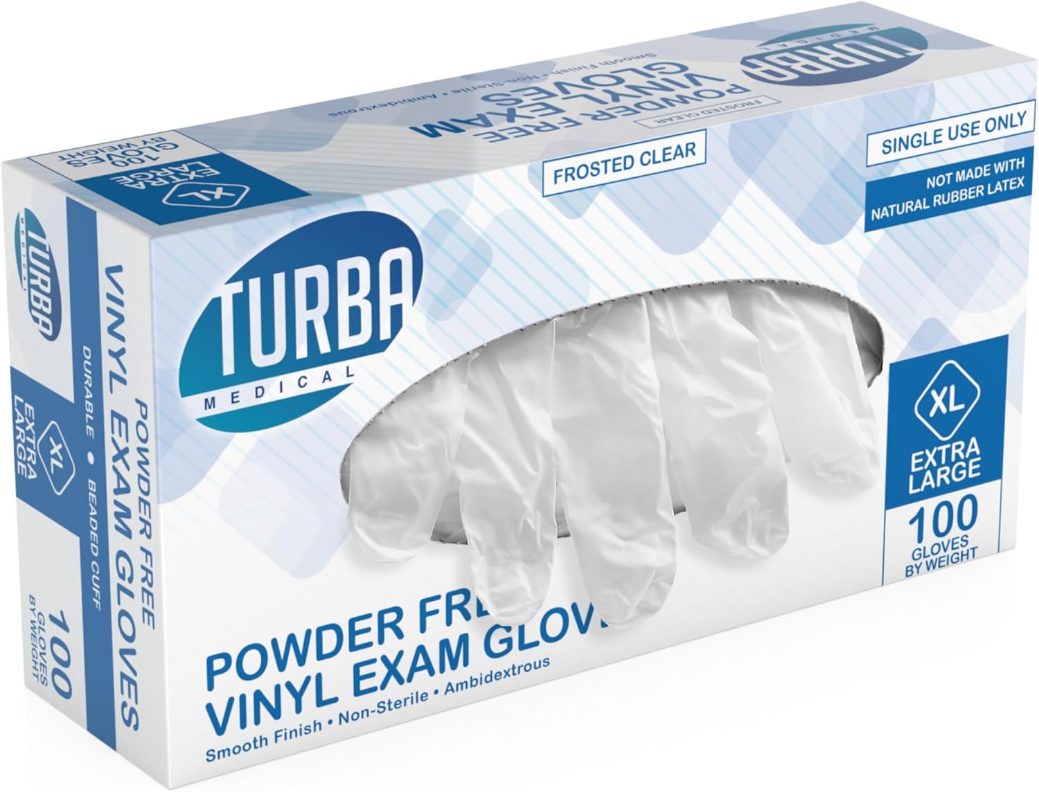 TURBA Clear Disposable Gloves - Non-Latex for Safe Cooking