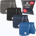 Bulge Enhancing Pouch Boxer Briefs for Men - Ice Silk Support