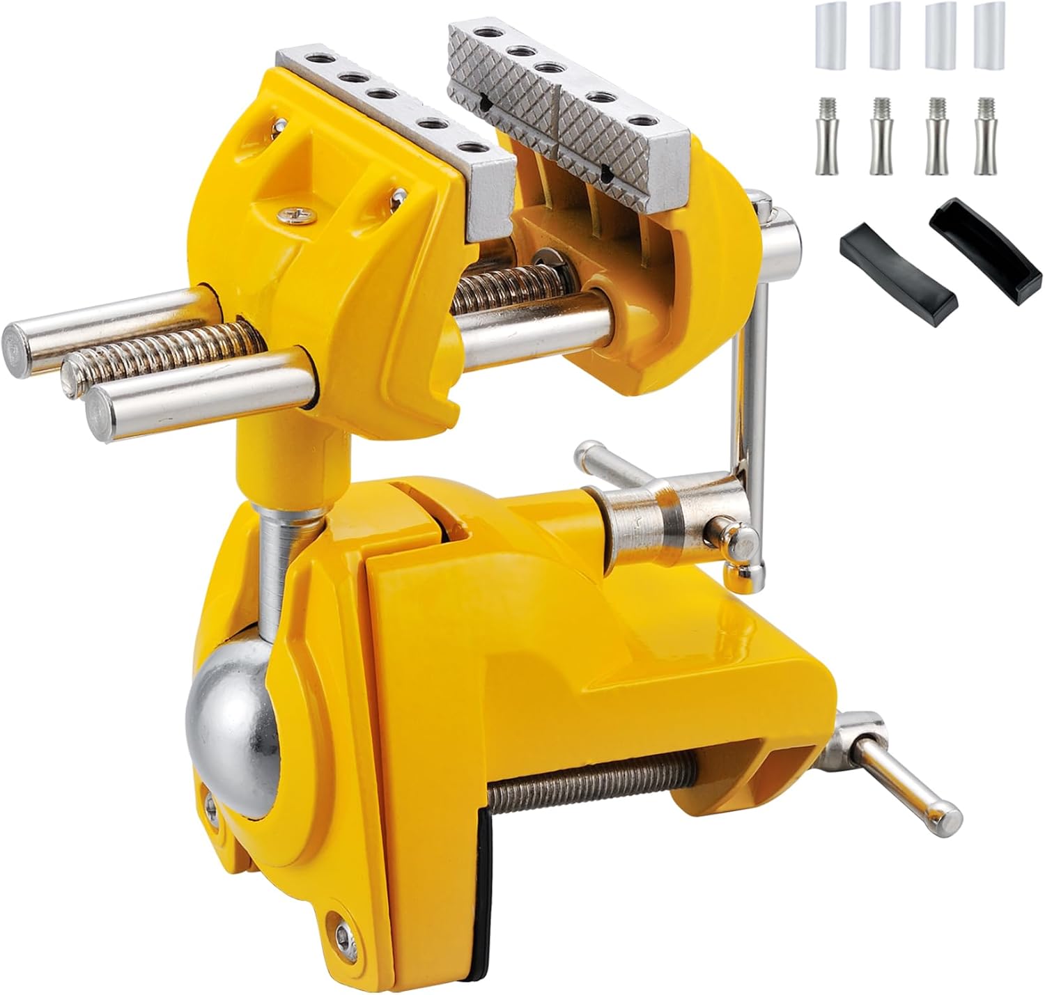 MAXMAN 3 Inch Heavy Duty Bench Vise with 360 Swivel Base
