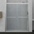56-60 in W x 72 in H Semi-Frameless Bypass Sliding Shower Door