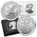 2025 1 oz American Silver Eagle Burnished Coin - Brilliant Unc