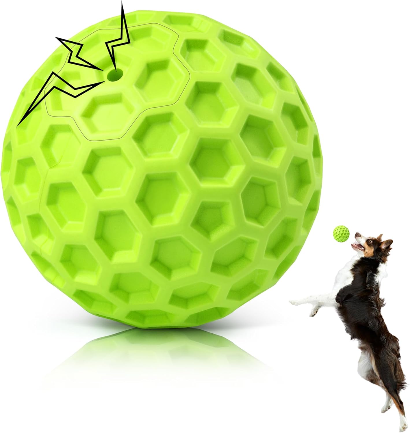 Durable Dog Chew Balls for Aggressive Chewers - DISSKNIC