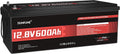12V 600Ah LiFePO4 Lithium Battery 7.2kWh - Long-Life Energy Storage