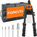 Rivet Gun Kit 1/4 Pop Rivet Gun Kit with 210 Rivets - Heavy Duty