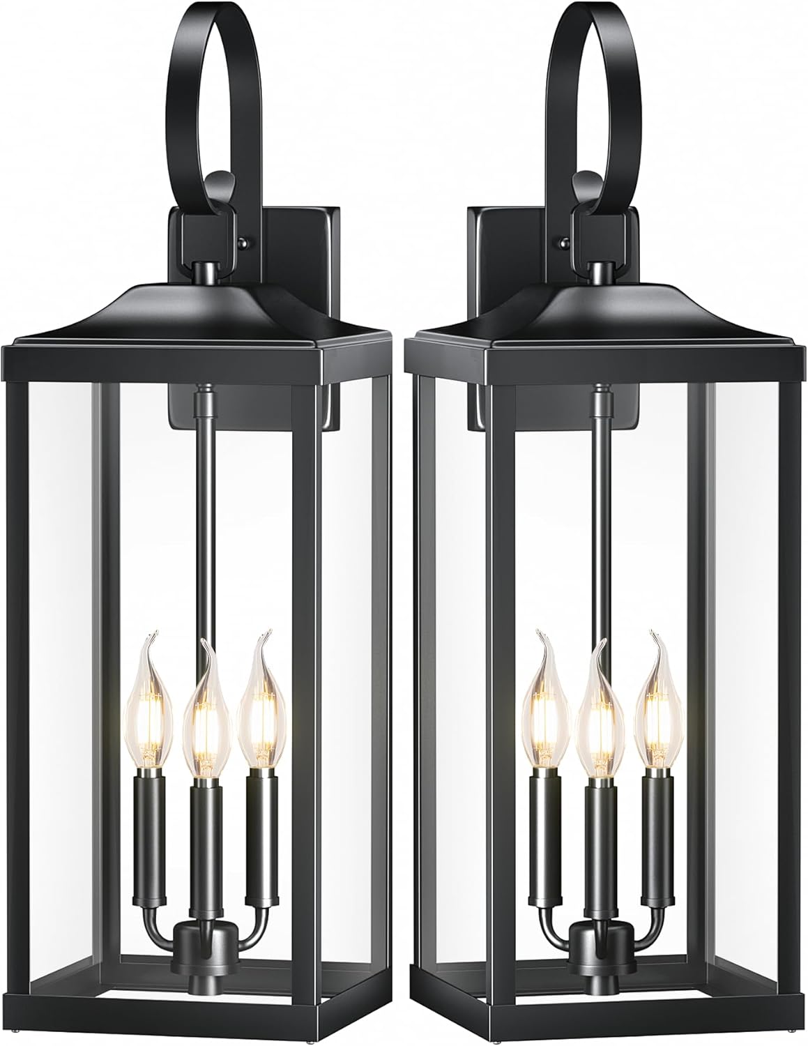 24in Extra Large Outdoor Wall Light Fixture for Modern Homes