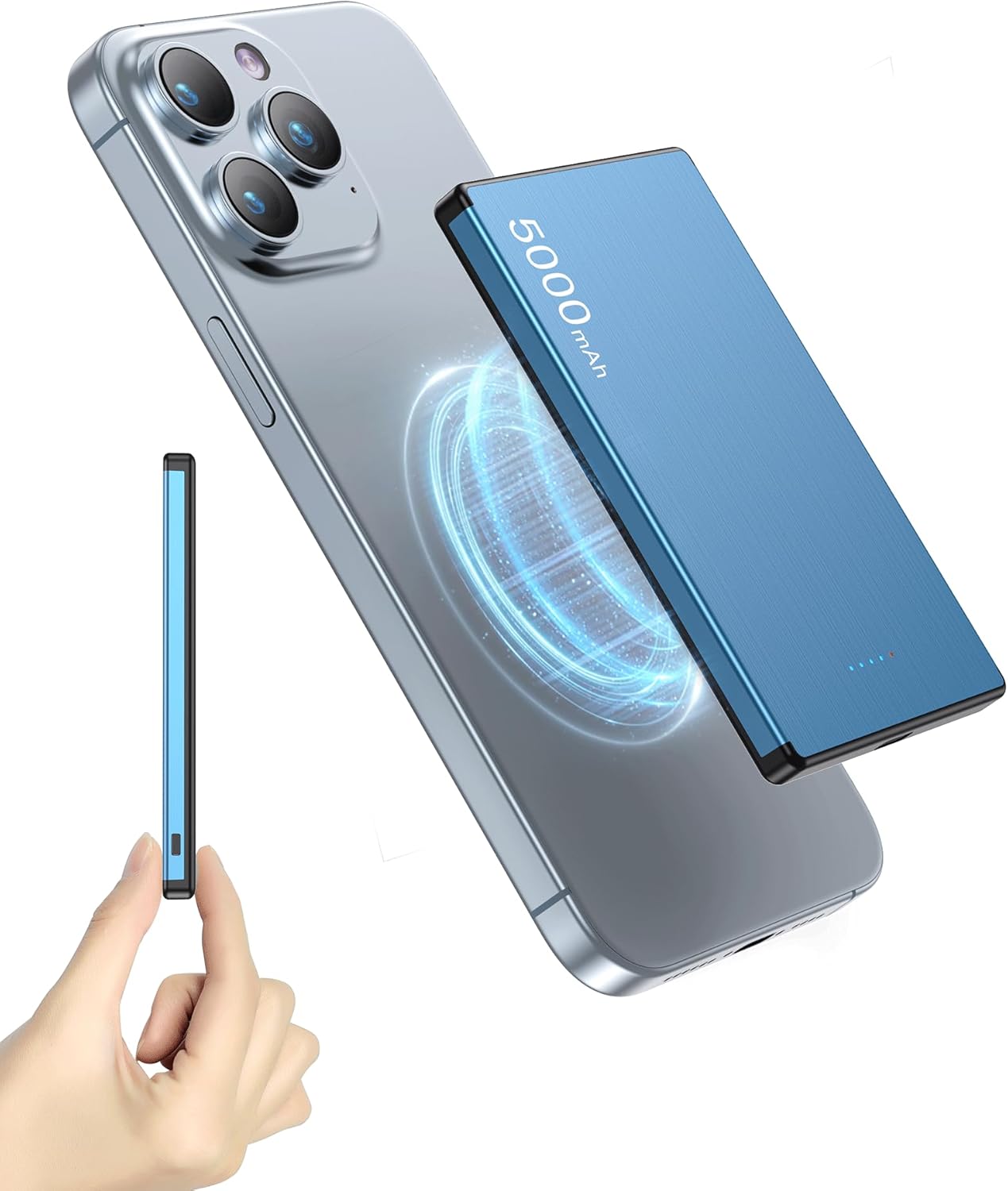 ZBF 5000mAh Slim Mag-Safe Power Bank - Fast Charging!