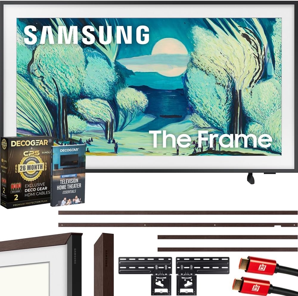 Samsung QN50LS03FA 50in The Frame QLED 4K AI TV Bundle Review