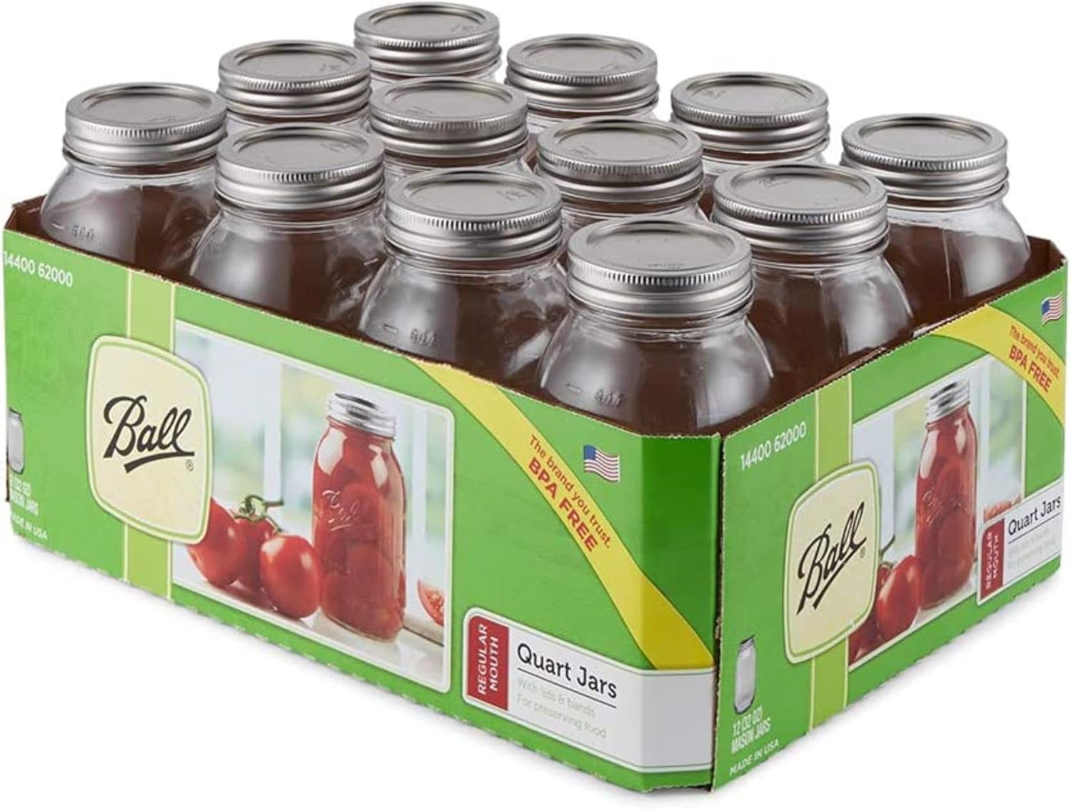 Ball Regular Mouth Canning Jars for Creative Preserving and Storing
