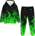 Belovecol Boys Hoodie Pant Set 3D Print Sweatshirt and Sweatpants Set