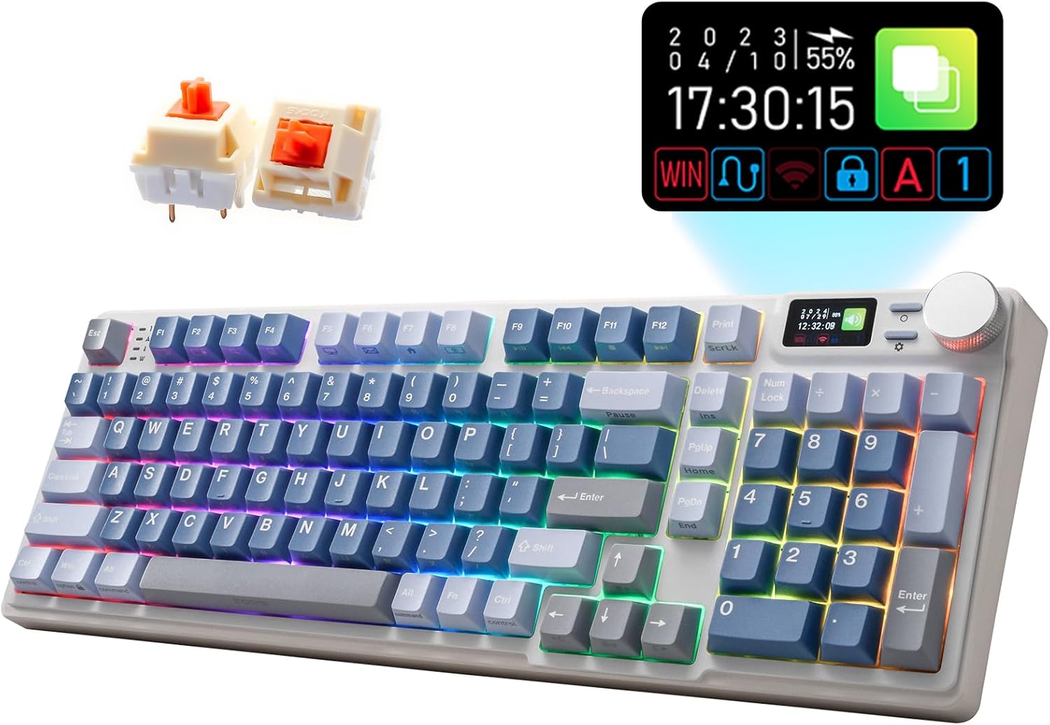 iRocks K85R Wireless RGB Backlit Mechanical Gaming Keyboard Review