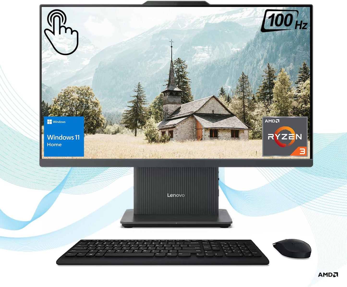 Lenovo IdeaCentre Business All-in-One with 23.8in Touchscreen
