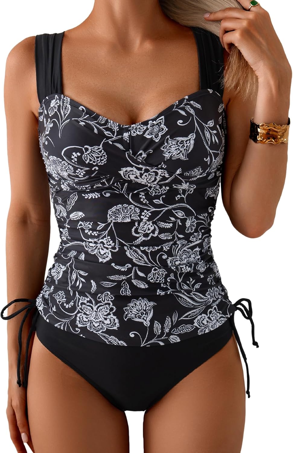 B2prity Tankini Swimsuits for Women with Tummy Control Design
