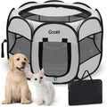Pet Cat Playpen for Indoor Cats Enclosed Play Pen - Portable Large
