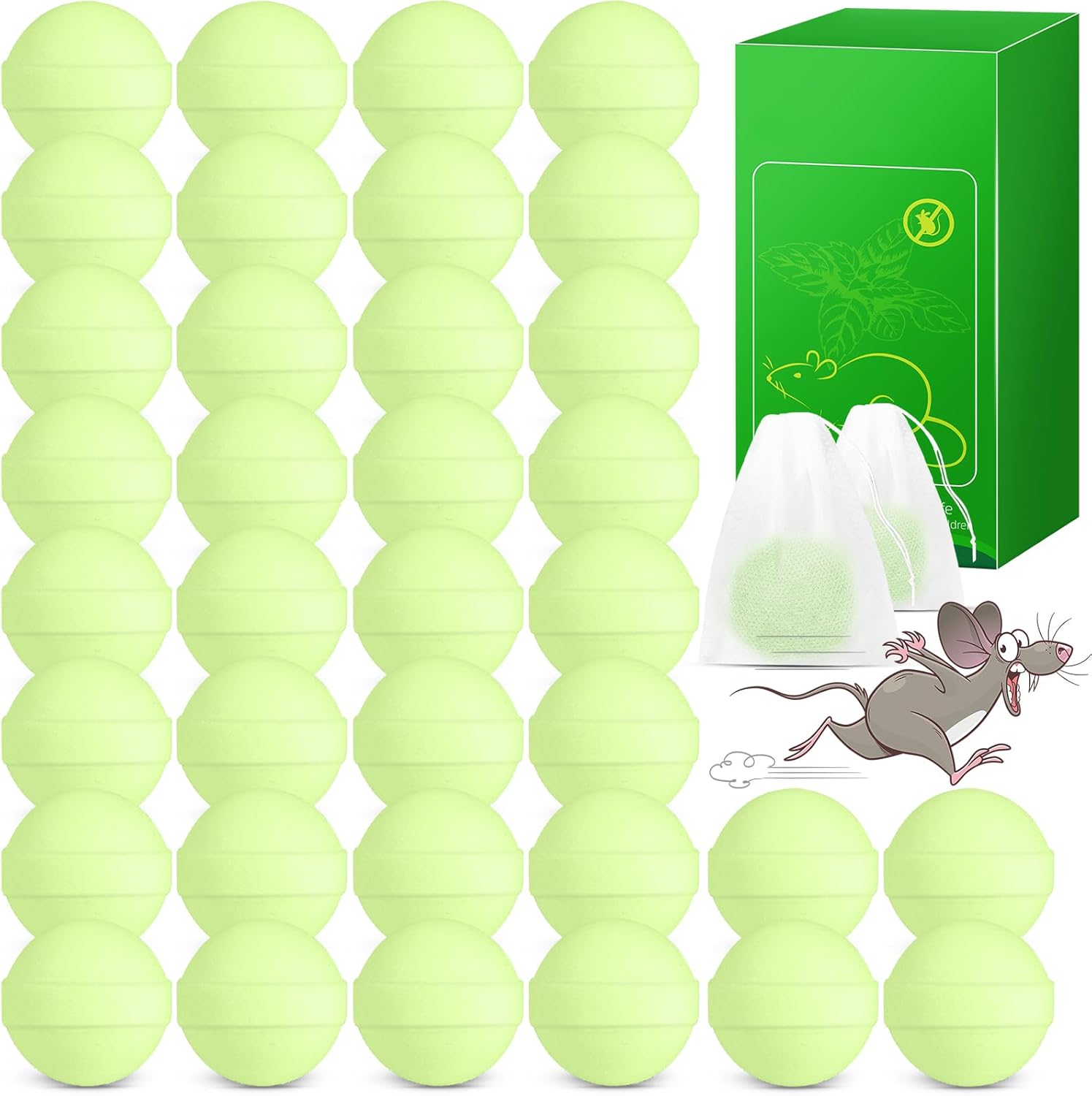 Trihood 36 Pack Peppermint Oil Rodent Repellent