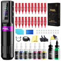 Tattoo Kit for Beginners Complete Set - Wireless Rotary Pen