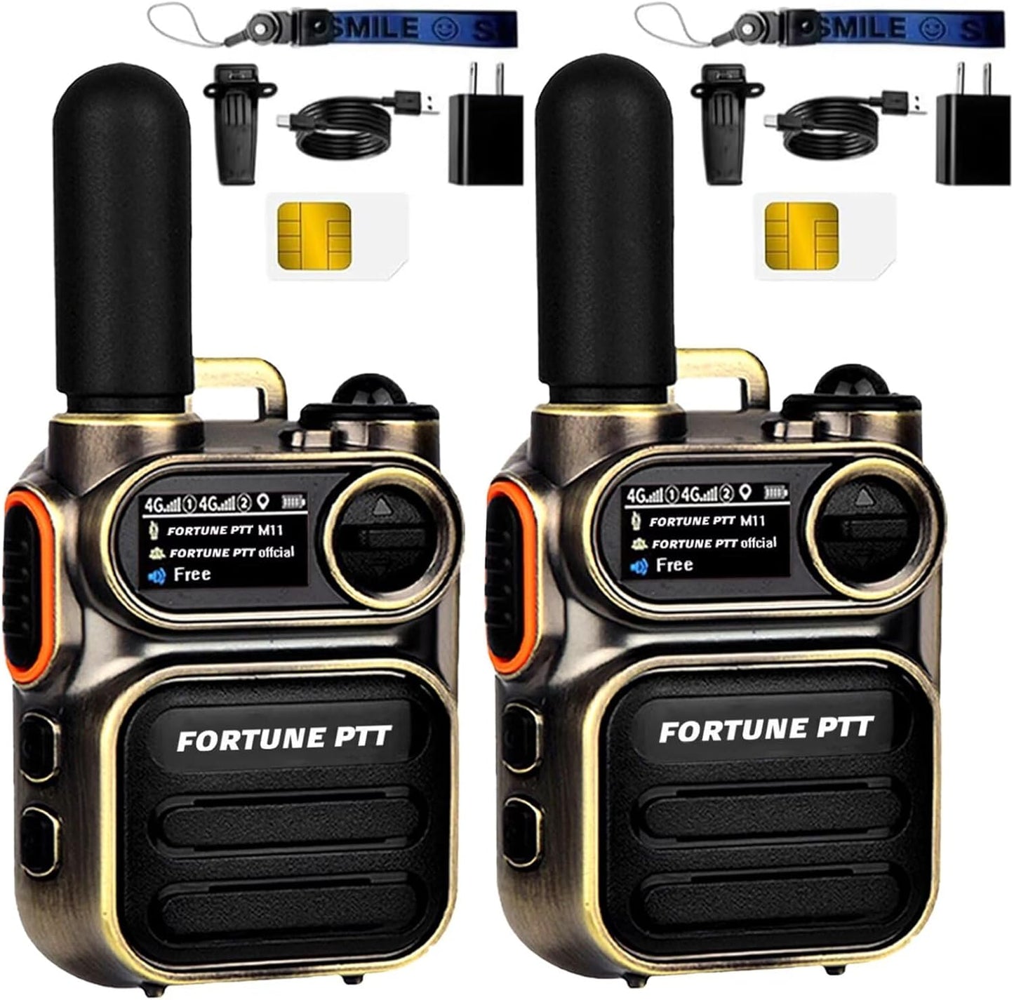 2 Pack Global Radios Walkie Talkies Unlimited Range Nationwide