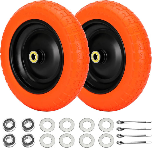 13 Flat Free Wheels Replacement for GOR Garden Carts Tires