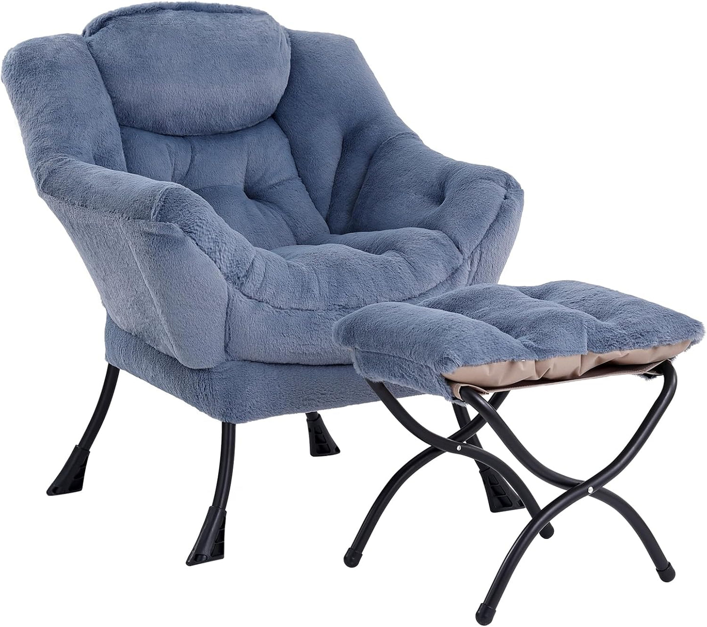 LITA Lazy Chair with Ottoman for Comfortable Relaxation