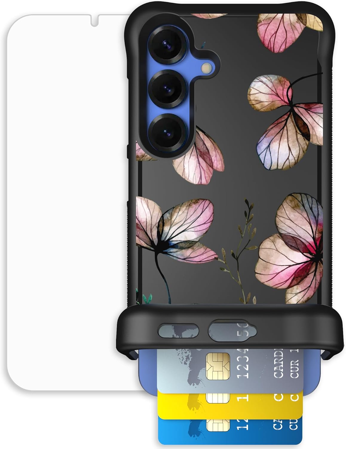 Scooch Galaxy S25 Case with Hidden Card Holder and Kickstand