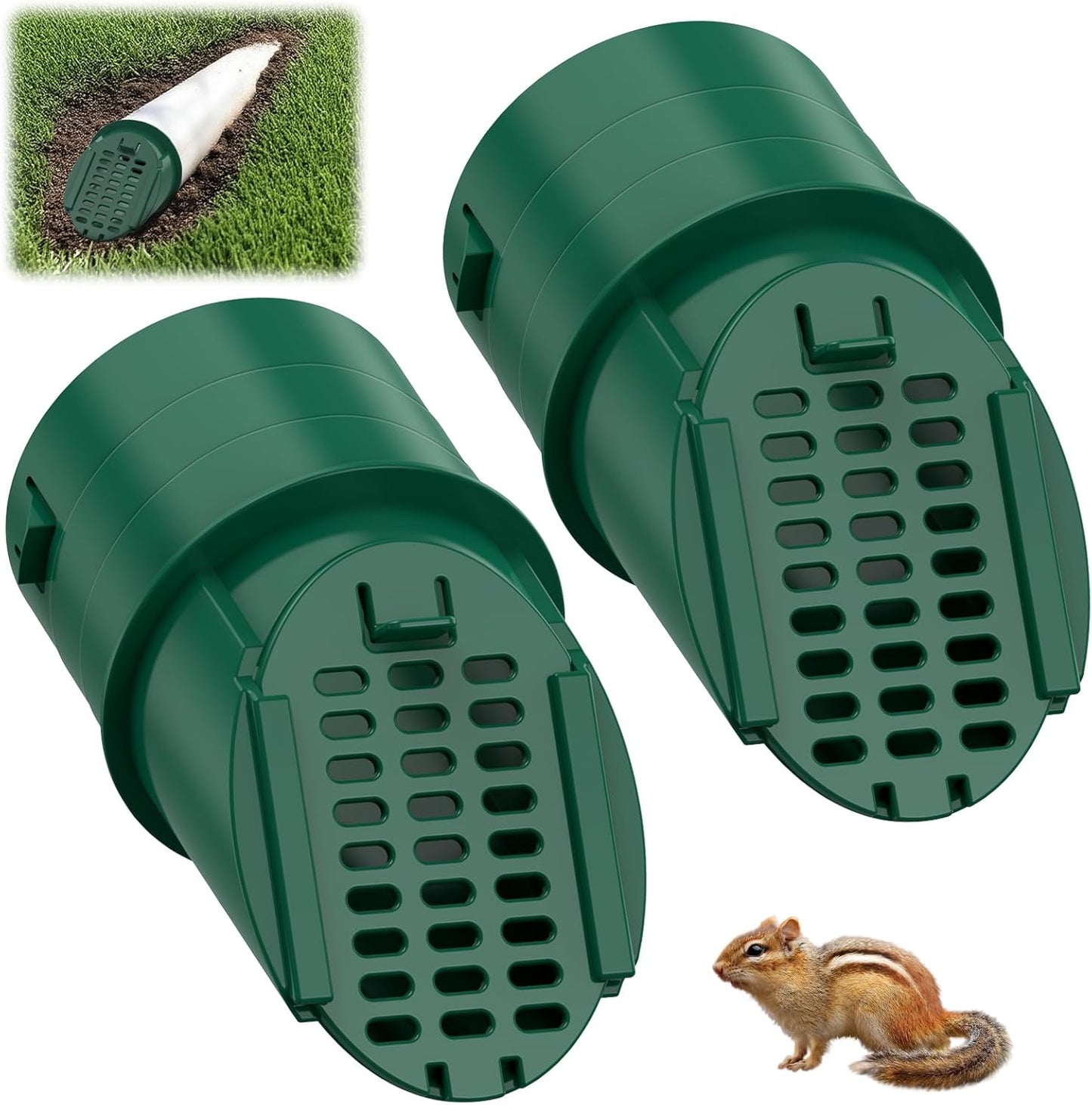 2 Pack 4in Slope Drainage Grate Cover for Effective Water Management