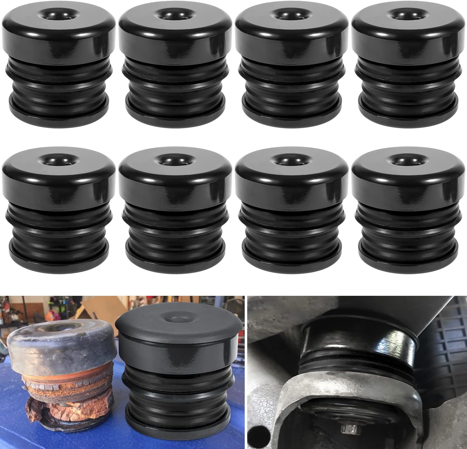 Silicone Body Mount Kit for 2008-2016 Ford F-250 F-350 Crew Cab