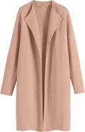 Women's Long Cardigan Sweater Coatigan - Dressy Casual Layering