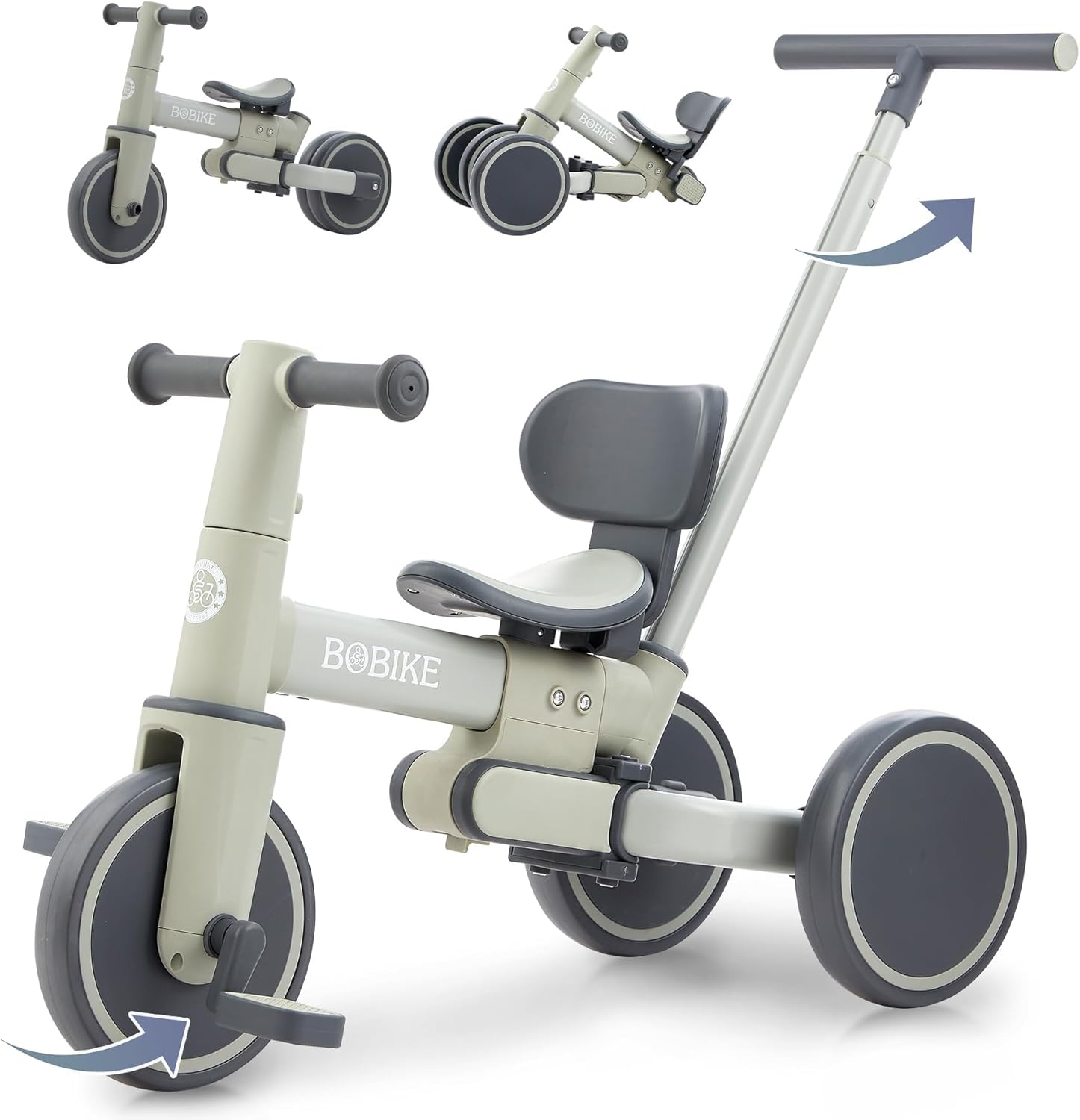 5-in-1 Tricycle for Toddlers 18 Months to 5 Years Old