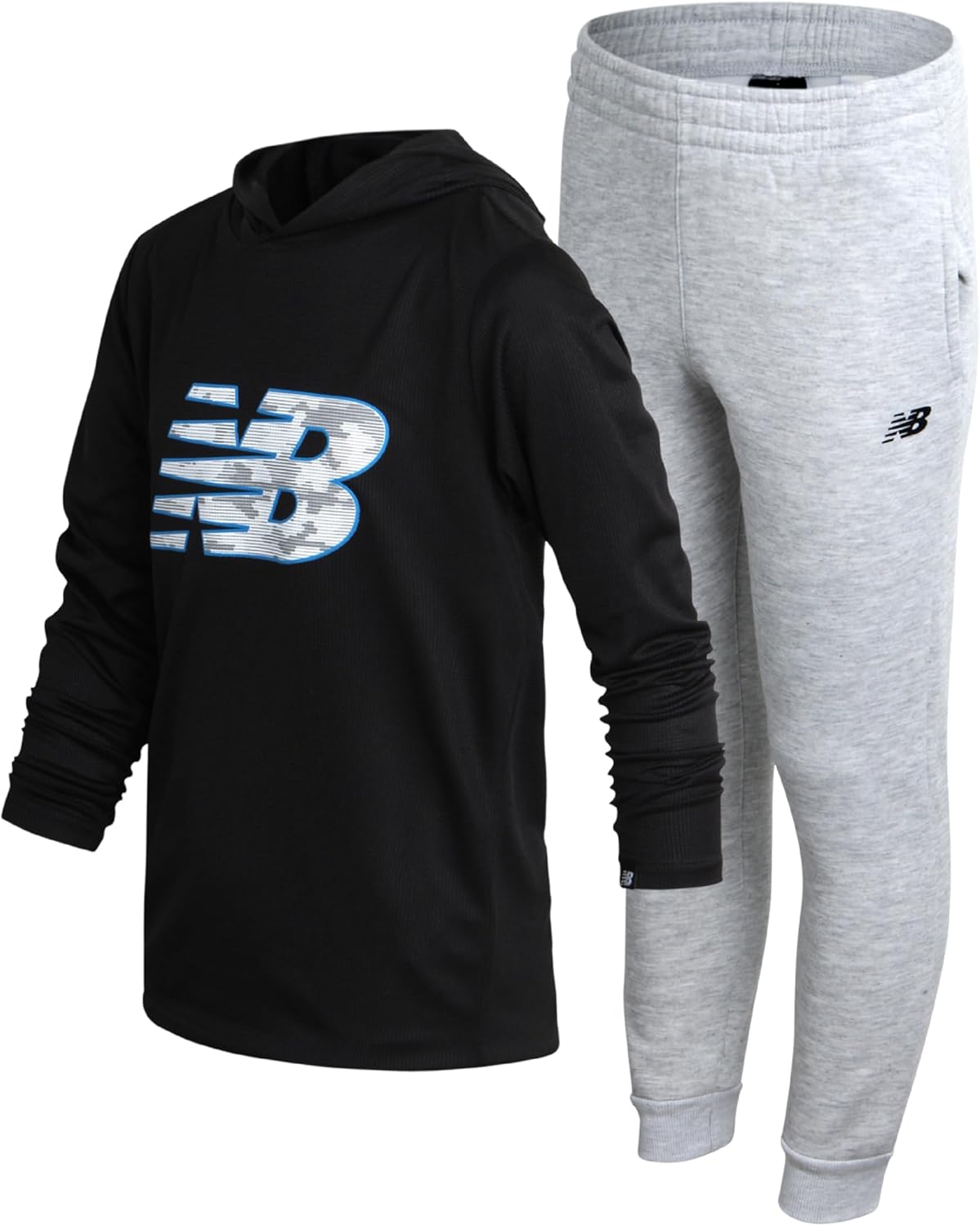 New Balance Boys' Active Sweatsuit - Waffle Knit Hoodie Set