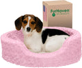 Furhaven Ultra Plush Oval Dog Bed for Small/Medium Dogs - Cozy Nest