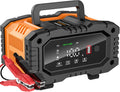 NEXPEAK NC202 10-Amp Battery Charger 12V/24V - Fast 8-Stage Maintainer