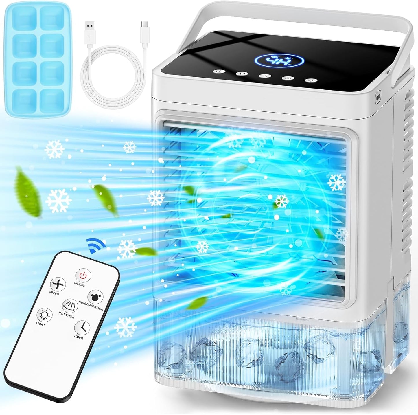 COOLECH Portable Air Conditioner: Stay Cool Anywhere!