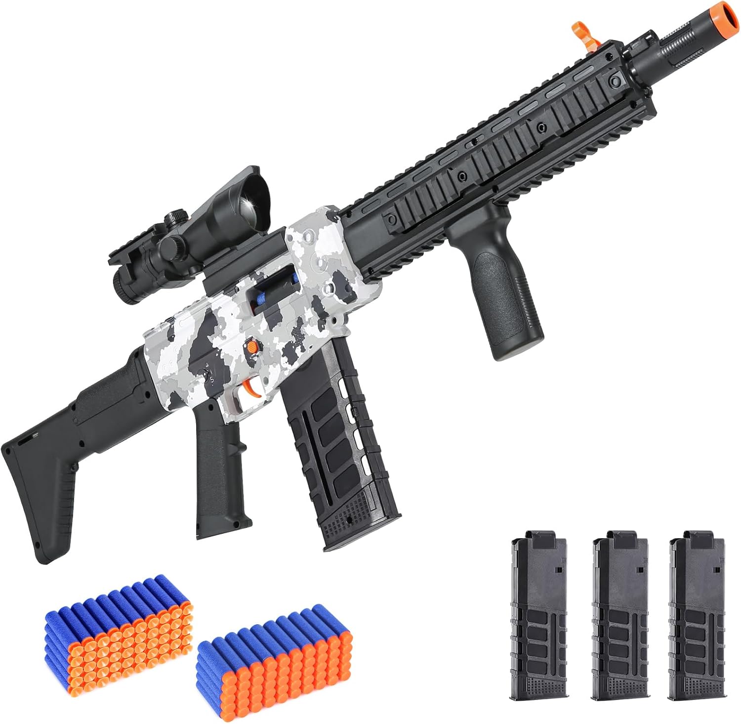 Afqjf Realistic Toy Gun for Nerf Guns Darts and Foam Blaster