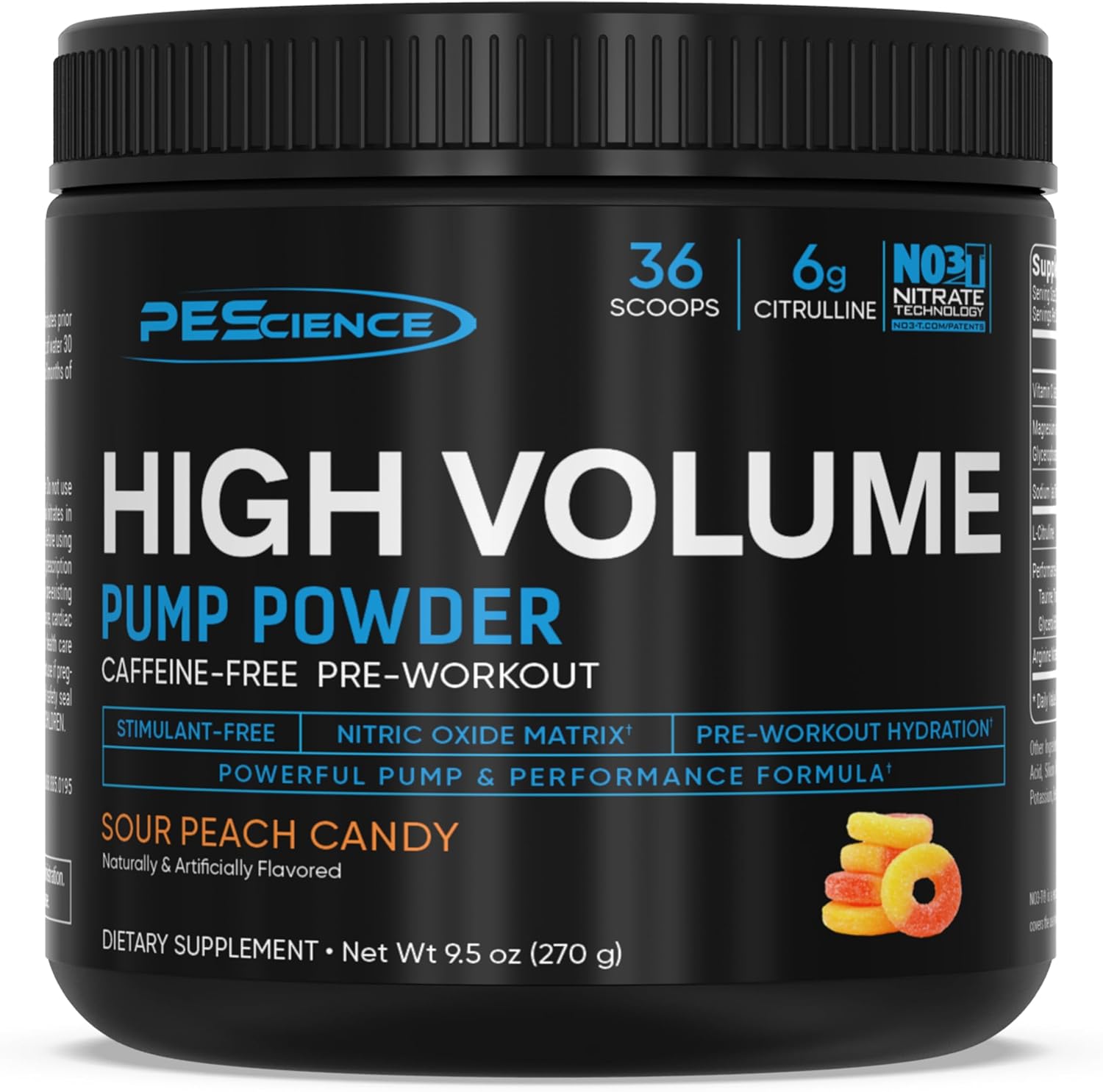 PEScience High Volume Stim-Free Pre Workout for Intense Pumps