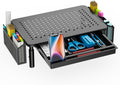 Computer Monitor Stand with Storage and Drawer - Adjustable Riser